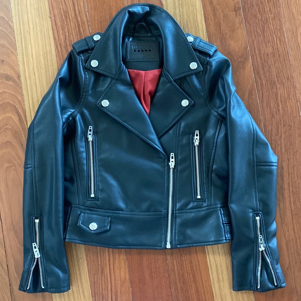 BLANK NYC kids motorcycle jacket size M NWT